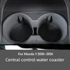 Interior Accessorie Anti-Slip Water Cup Tray Pad Tools For Mazda 3 -2026 Center Console Cup Holder Mat Non-Slip Storage Pad