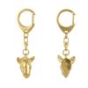 Bull Terrier, Bully I - Gilded Key Ring with Dog In Gift Box, Handbag Decoration, Luxury Accessory by Brand