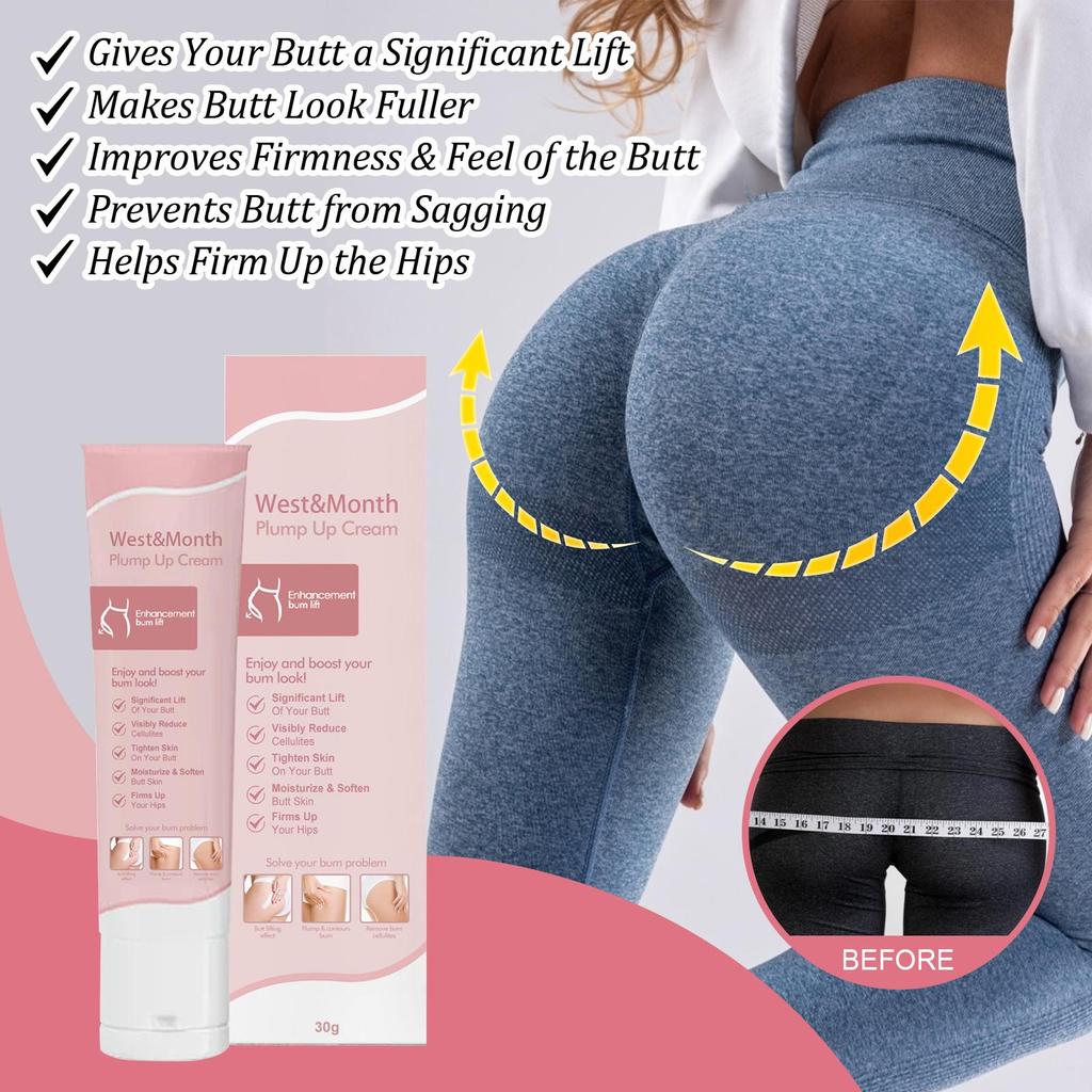 1pcs Butt Massage cream  Containing Hyaluronic Acid Prevent Sagging Shape Hips Plump And Sexy And Tighten The Body