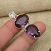 Amethyst Gemstone 925 Sterling Silver Handmade Pendants Anniversary Gift Jewelry