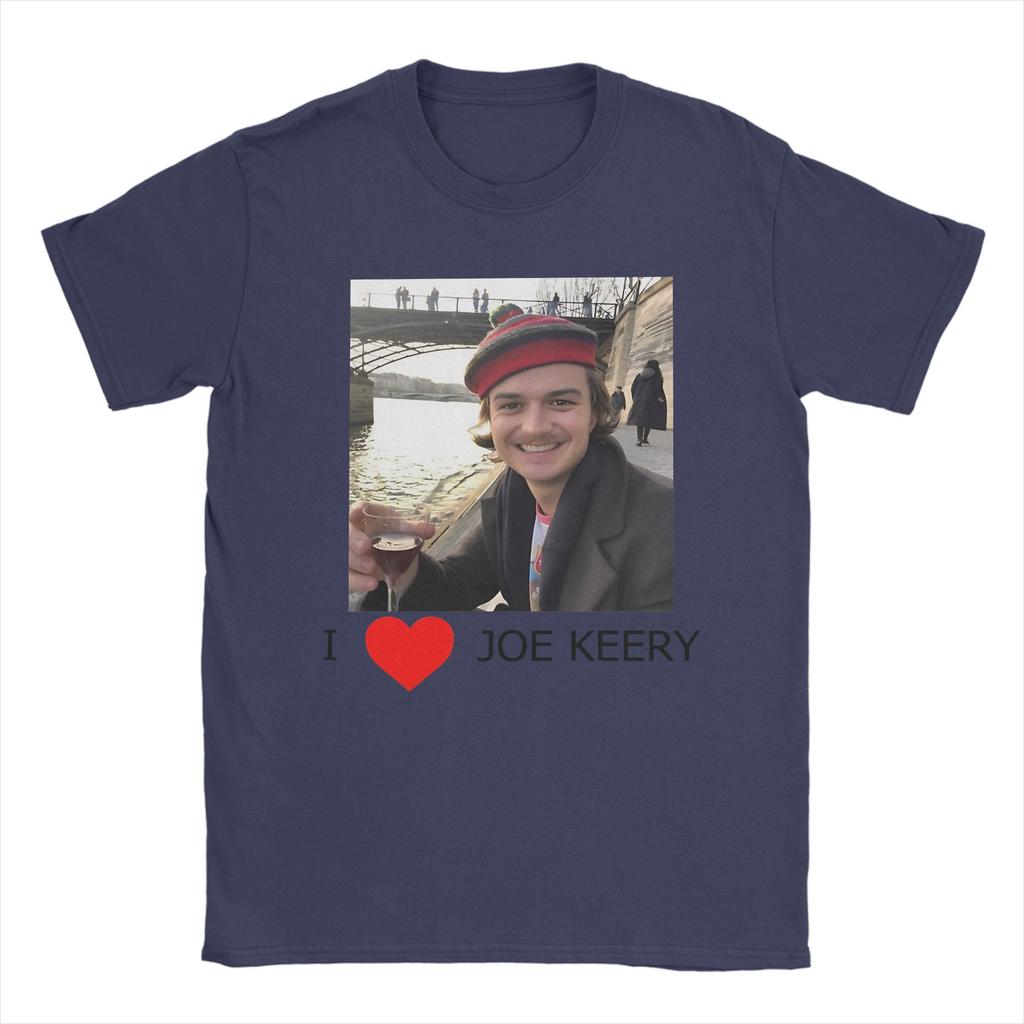 I Joe Keery Unisex T Shirt Djo Crazy Tee Shirt Short Sleeve Round Neck TShirts Pure Cotton Graphic Printed Tops