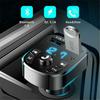 Автомобильный Bluetooth аудио MP3-плеер FM-передатчик радио беспроводной Hands Free музыкальный приемник двойной USB-интерфейс адаптер для быстрого зарядного устройства