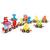 11 Sections Number Train Toy Early Educational Counting Number Train Building Blocks for Children