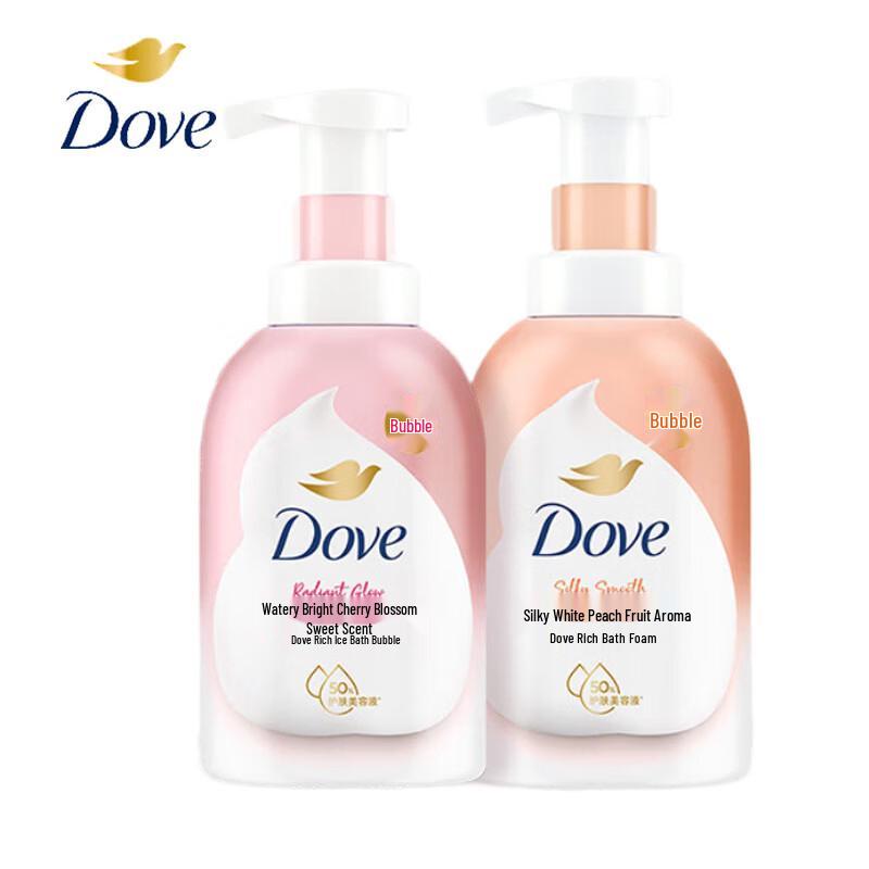 DOVE Увлажняющий набор из двух пен для душа