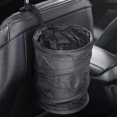 1 шт. Портативное автомобильное мусорное ведро Прочная складная подвесная сумка для хранения Ткань Оксфорд Универсальное ведро на спинку сиденья для интерьера автомобиля или