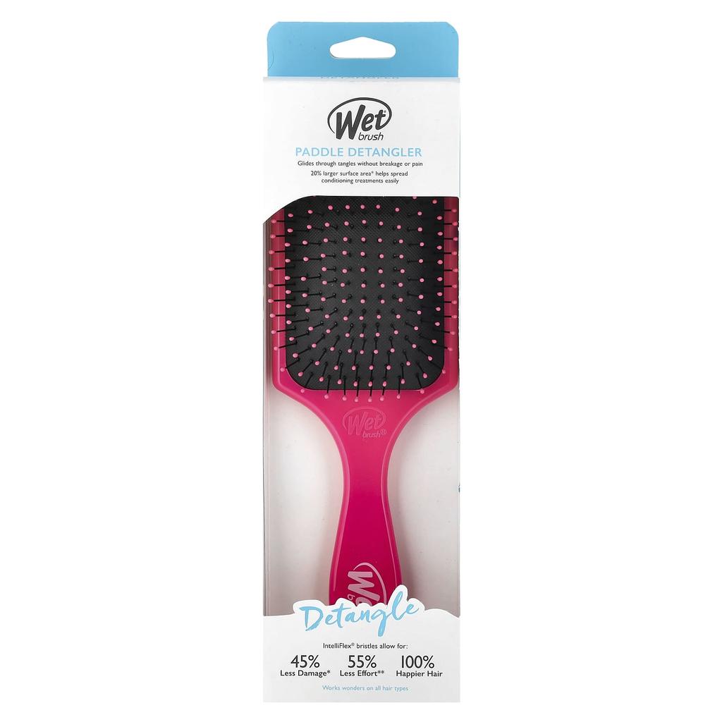 Wet Brush Paddle Detangler Brush, Pink, 1 Brush