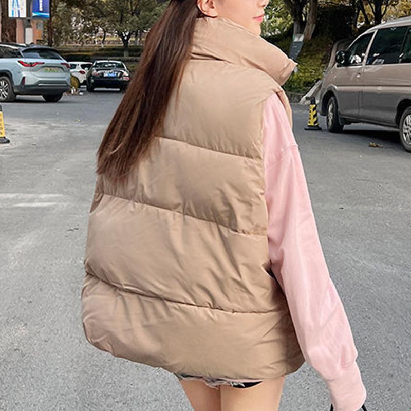 Женский зимний короткий хлопковый жилет «Джокер», свободная тонкая пуховая куртка с хлопковой подкладкой, пальто