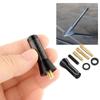 Universal 3.5cm Car Styling Roof Antenna Enhanced Signal Carbon Fiber Screw Metal Short Stubby Mast Antenna