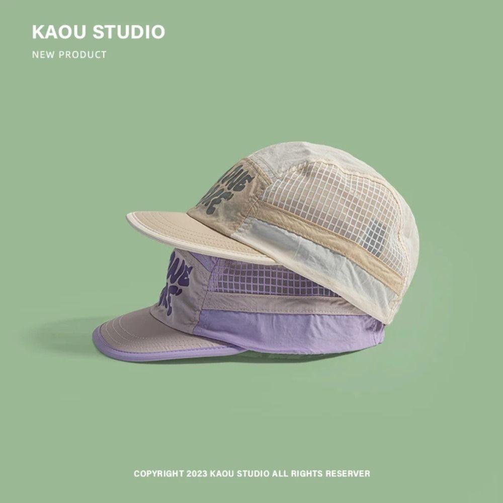 Защита от солнца Быстросохнущая бейсболка Мягкий козырек Сетчатые кепки для бега Дышащая шляпа Весна Лето