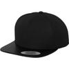 Casquette Snapback - Flexfit - CARBON - Noir - 6 Panneaux - Style Urbain