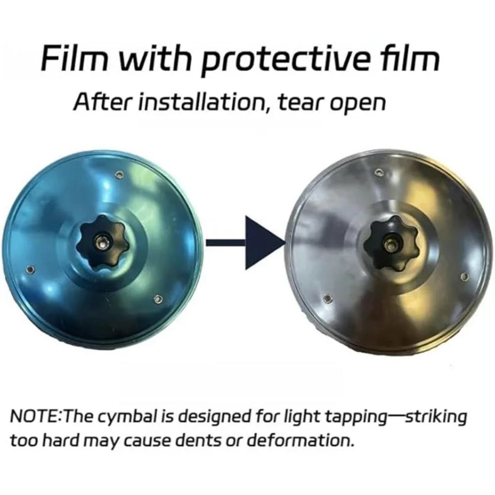Портативные ручные тарелки для автомобиля, украшение выхлопного отверстия кондиционера автомобиля, дизайн тарелок для барабанов, отбивание ритма