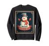 Snowman Vintage Retro Art Deco Christmas Sweatshirt