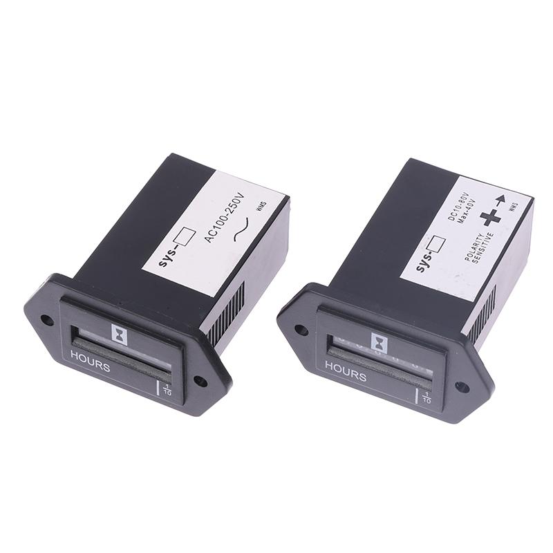 6-значный счетчик часов переменного тока, 100-250 В, полностью герметичный кварцевый таймер, счетчик Sys-1