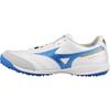 Comfortable Stylish Shock Absorbing Soccer Shoes Unisex Soccer Shoes White Blue Q1GB241325