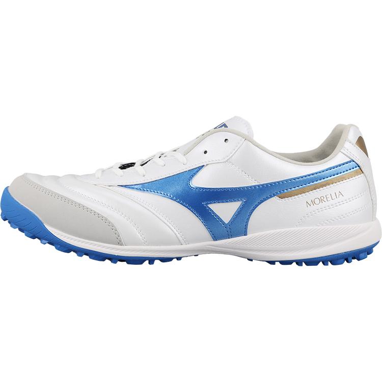 Mizuno Удобные Стильные Амортизирующие Футбольные Бутсы Унисекс Футбольные Бутсы Бело-Синие Q1GB241325