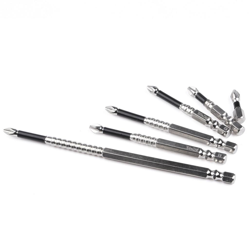 1Piece Nonslip 5A Crosses Head Screwdriver Bits Alloy Steel Magnetic Impact Driver Bits for Home & Professional Use