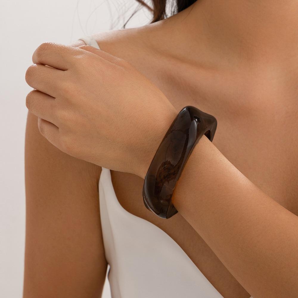 Богемные нерегулярные акриловые браслеты винтажные геометрические браслеты с подвесками подарки для женщин и девочек