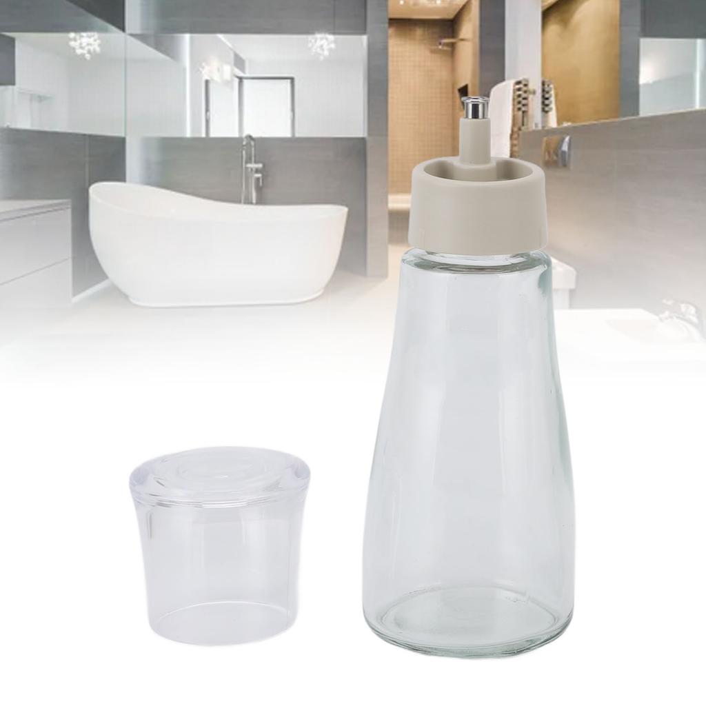 2 шт. диспенсеры для ополаскивателя для рта из нержавеющей стали и стекла, многофункциональный перезаполняемый диспенсер для ополаскивателя для рта D