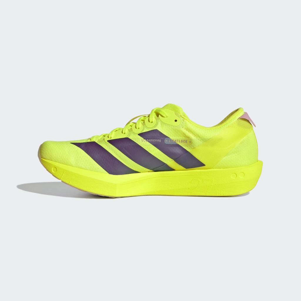 Adidas Adizero Adios 9 Running Shoes Women's Bright Yellow Purple
