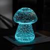 Инс Мечтательная Флуоресцентная Ваза Изысканная Прозрачная Ваза-Гриб Светящаяся Ваза Ледник Настольная