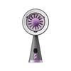 Compact USB Rechargeable Handheld Fan with Digital Display and 100 Speed Settings