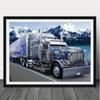 Один 11,8x15,7 дюймов 5D DIY Алмазная картина Грузовик Вышивка крестиком, Набор для вышивания, Алмазная картина со стразами, Ручной подарок для украшения дома