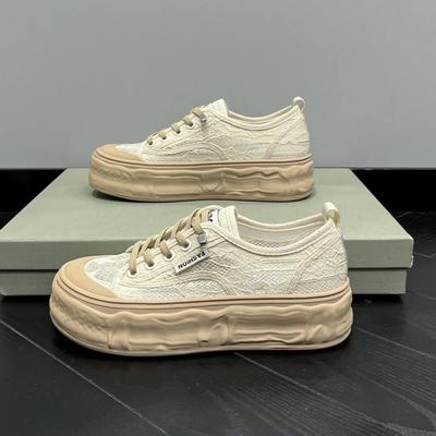 Женская обувь на широкую ногу 2024 года, летняя обувь больших размеров для женщин 41-43, сетчатые туфли на толстой подошве, кроссовки на платформе Zapatos De Mujer