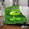 Plants Vs. Zombies Blanket Comfortable Perfect for Office Chair Chair Bed for All Occasions Digital Print Suitable for Gifting Relatives and Friends