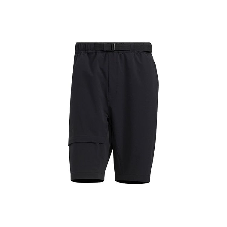 adidas Простые однотонные спортивные шорты мужские, черные, HE9932
