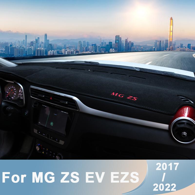 Car Dashboard Avoid Light Pad Instrument Platform Desk Cover Mat Carpets For MG ZS EV EZS 2017- 2022 Accessories