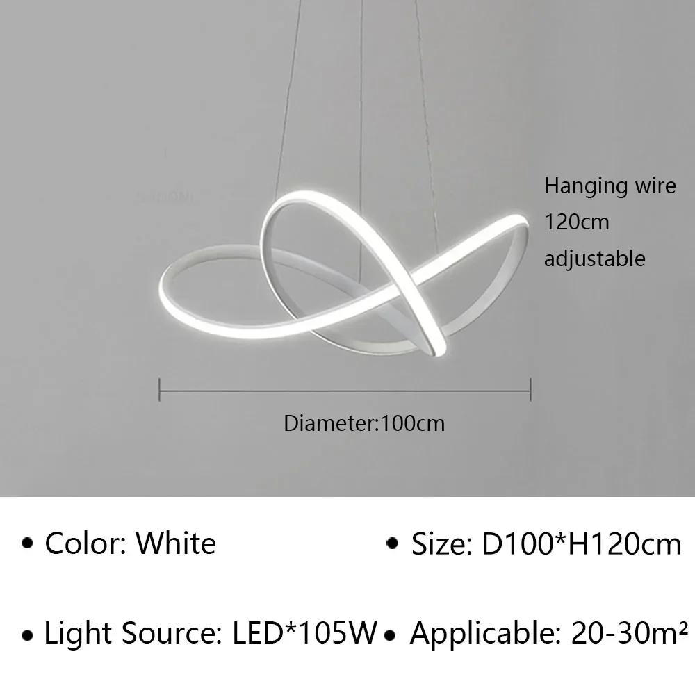 Nordic LED Pendant Light For Living Room Dining Room Hall Bedroom Hotel Hanging Lamp Indoor Home Decor Lighting Fixture Luster