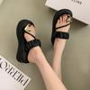 Fashion Women Clip Toe Platform Sandals 2024 Summer Thick Sole Wedges Beach Slippers Woman Anti-Slip High Heels Female Flip-Flops Slides