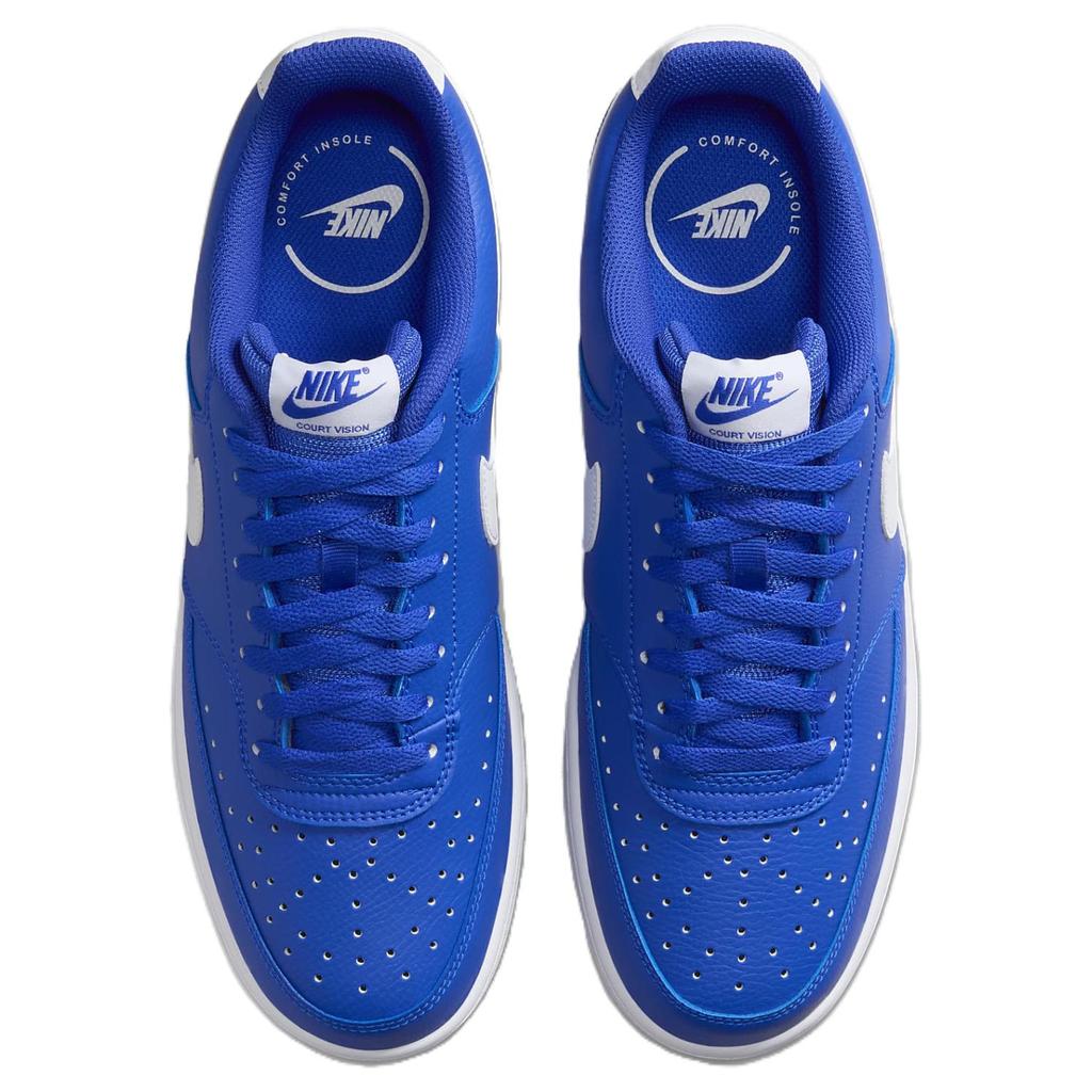 Nike Court Vision Low Racer синие мужские кроссовки белые HJ9135-445