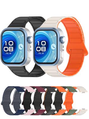 Ремешок для Huawei Watch Fit 4 Pro/4/3 Аксессуары Магнитная петля Силиконовый Сменный ремень Correa Браслет Huawei watch fit 4 Ремешок