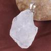 HZ Purple Precious Stones Natural Irregular Rose Quartz Reiki Bead Healing Crystal Pendants Jewelry