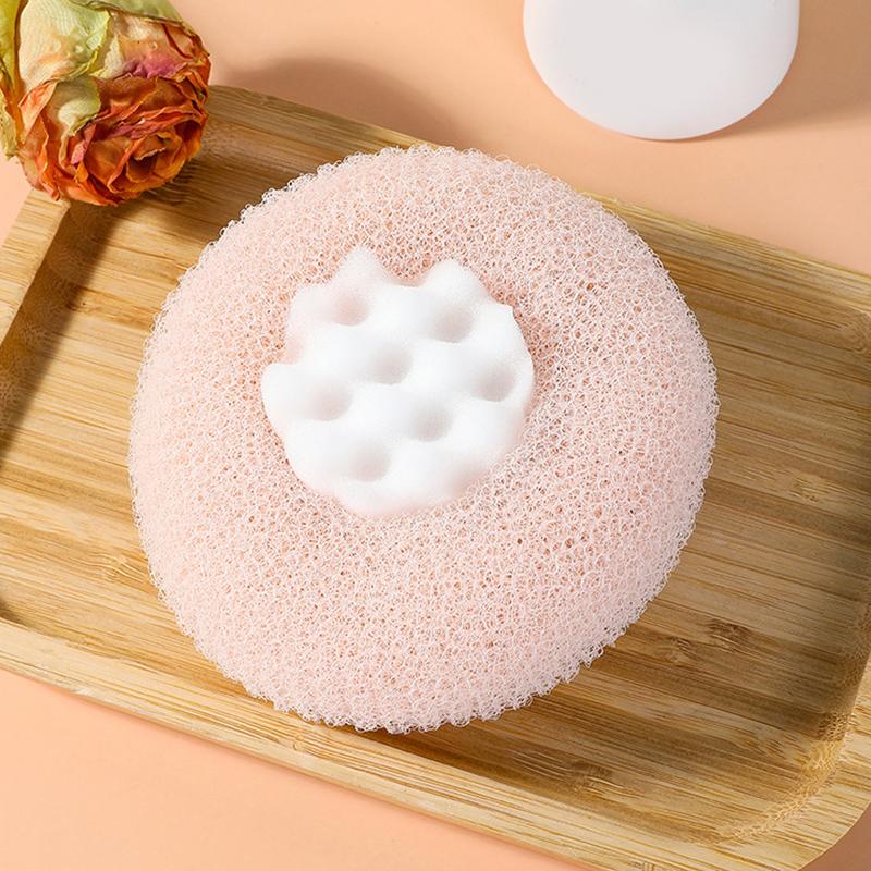 Мяч для ванны с присоской, мягкий отшелушивающий скребок, щетка для чистки мяча для ванны, мочалка для душа, мяч для чистки спины, принадлежности для ванной комнаты