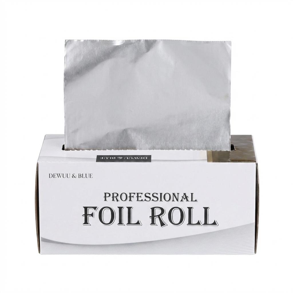 Hairdressing foil for dyeing hair strands in a roll 800g