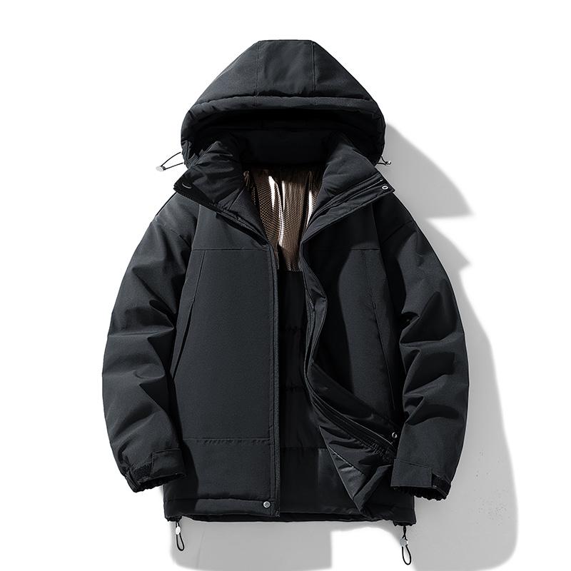 Мужская и женская зимняя хлопковая стеганая куртка, женское повседневное пальто-карго, короткие графеновые парки с капюшоном