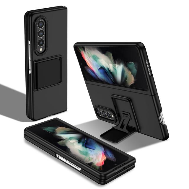 Противоударный складной чехол Zfold4 с подставкой для Samsung Galaxy Z Fold 4 Fold4 Fold3 Fold 3 Zfold3, аксессуары для мобильных телефонов, чехол