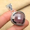 Dazzling Amethyst Gemstone Handmade 925 Solid Sterling Silver Jewelry Pendant For Gift