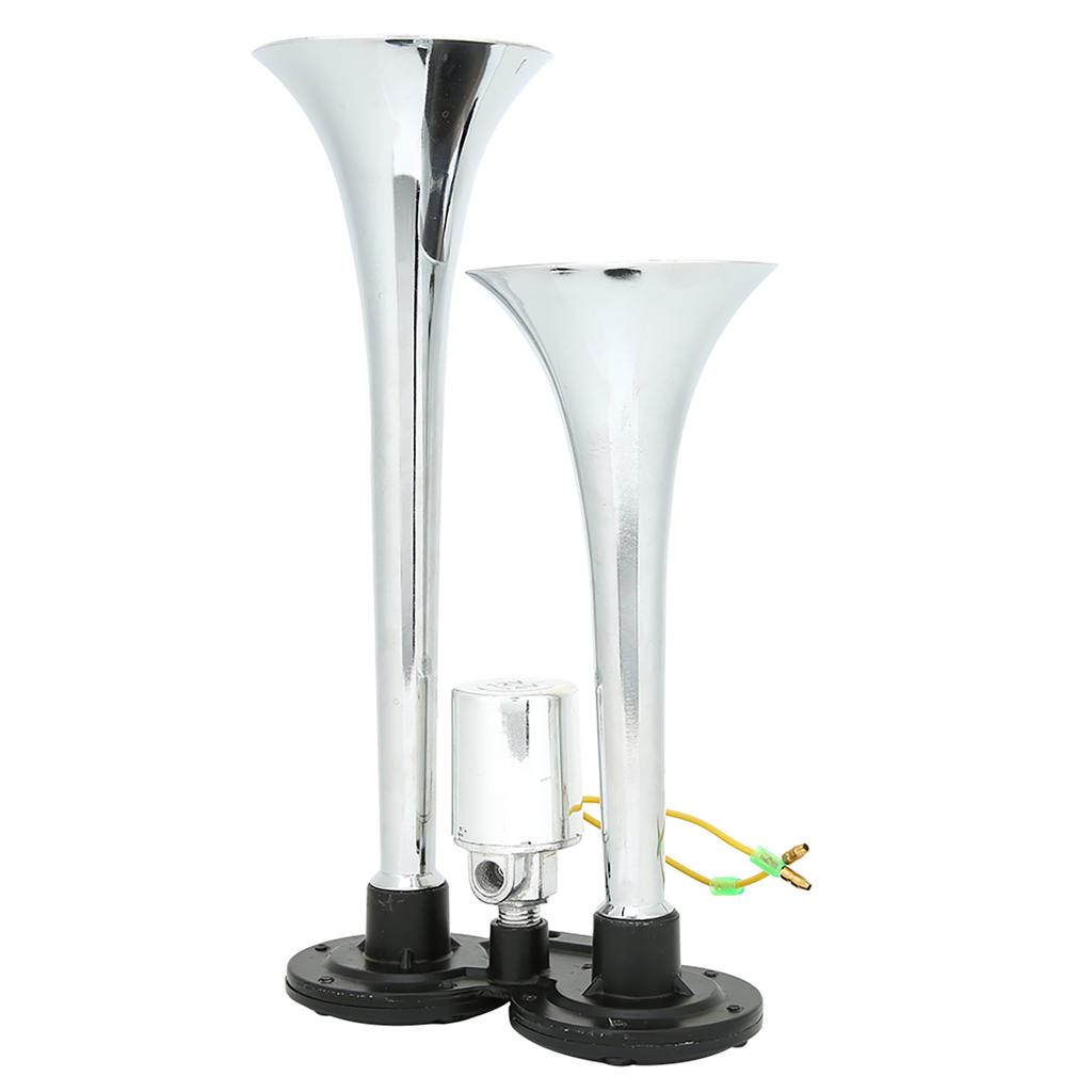 Универсальный автомобильный пневматический воздушный сигнал двойной 130 дБ 12 В 24 В поезд авто грузовик грузовик АБС металл