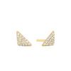 ANIA HAIE Triangle Pave 925 Silver Stud Earrings E059-06G
