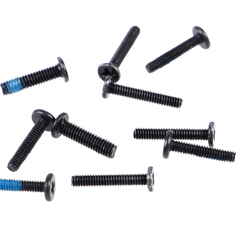 10Pcs/Set Bottom Cover Screw Black Screw