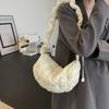 Fashion and Lightweight Pleated Cloud Bag Women's Autumn and Winter New Underarm Shoulder Bag Trendy Messenger Dumpling Bag