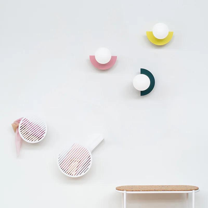 Скандинавский прикроватный настенный светильник современный минималистичный креативное искусство декор стены фона гостиной настенный светильник роскошный проход обеденная спальня