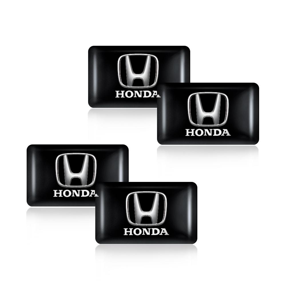CKU5 5/10/20Pcs 3D Car Interior Epoxy Sticker Logo Decal Badge Decor Accessories For Honda Civic City Accord Odyssey Xadv Vezel Jazz