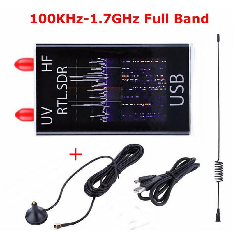 100 кГц-1,7 ГГц полнодиапазонный UV HF RTL-SDR USB-тюнер-приемник / R820T + 8232 Ham Radio