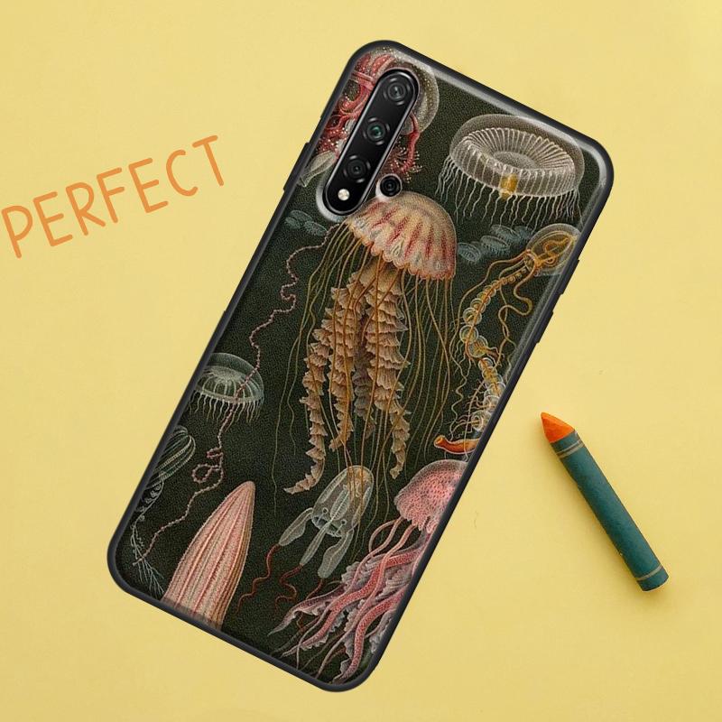 Чехол Magic Jellyfish для Huawei Nova 12s 11i 7i 8i 12i Y73 Y70 Y90 Y60 Y72 Y61 Y91 9 10 SE P40 Lite P30 Pro