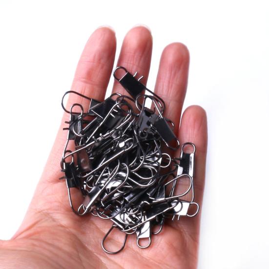 50 шт. быстродействующий поворотный шарнир с защелкивающимся подшипником, рыболовные снасти с соединителем и застежкой