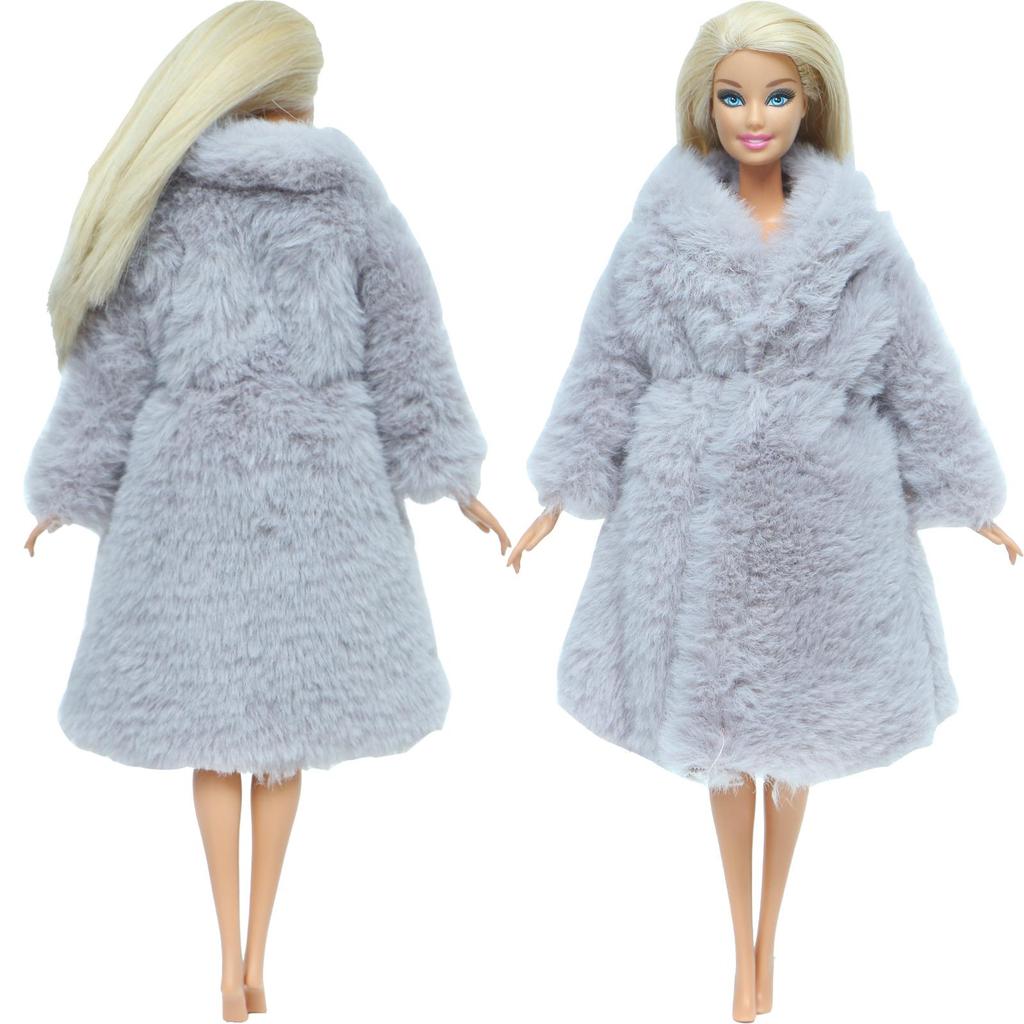 Кукольные шубки для кукол 30 см Зимняя одежда для куклы 1/6 11,5 дюймов Прекрасный подарок для девочки Игрушка(НЕТ КУКЛ)